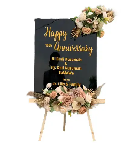 Papan Bunga Akrilik Gelok Mulya