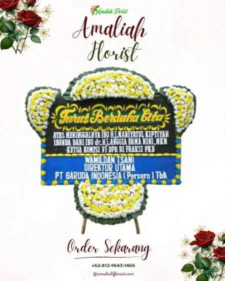Papan Bunga Duka Gelok Mulya